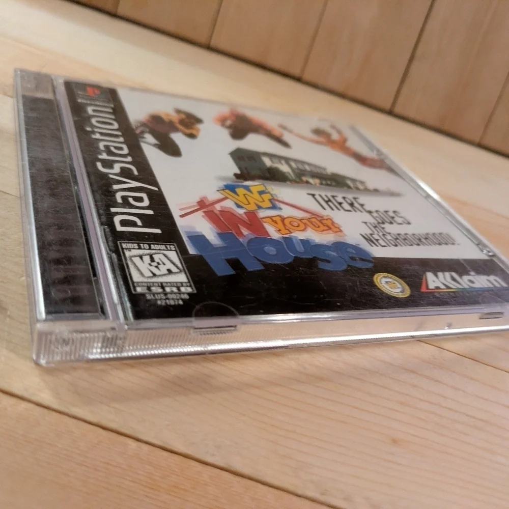 WWF In Your House PlayStation Game Used PlayStation Aklaim